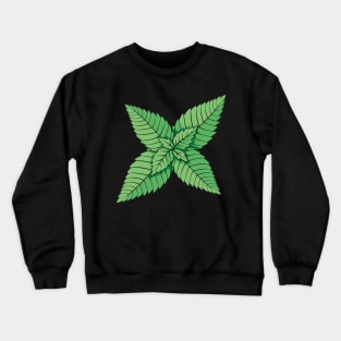 Mint Leaves Crewneck Sweatshirt